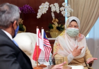 05 OKTOBER 2021 - YBM menerima kunjungan hormat Duta Singapura ke Malaysia