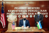 05 OKTOBER 2021 - YBM menerima kunjungan hormat Duta Uzbekistan ke Malaysia