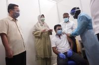 YB Datuk Hajah Zuraida Kamaruddin memulakan lawatan kerja rasmi pertamanya dengan melawat PPVIN VACOMS Majlis Kayu-Kayan Malaysia (MTC) di Pusat Biokomposit dan Gentian (FIDEC), Olak Lempit, Banting_2