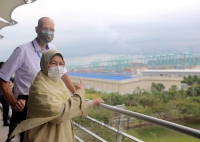 10 OKTOBER 2021 -YBM membuat lawatan kerja ke kilang JB Cocoa dan ke Wisma  PTP di Pelabuhan Tanjung Pelepas (PTP)_2