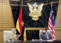 11 September 2021 - Sesi Kunjungan Hormat YB Menteri KPPK ke atas Ketua Menteri Sarawak