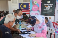 13 OGOS 2022 - YBM MERASMIKAN SESI PENERANGAN PROGRAM TARGET KEPADA PEKEBUN KECIL GETAH DI KG SG DURIAN, KAMPAR, PERAK_11