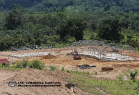 17 APRIL 2022 - LAWATAN YBTM DATUK WILLIE ANAK MONGIN KE TAPAK PEMBINAAAN KOMPLEKS RANAU HIGHLAND COCOA CLUSTER (RHCC)_2
