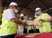 18 OKTOBER 2021 - Lawatan kerja YBTM ke kawasan tanaman kenaf di Pekan, Pahang dan Pusat Industri Kenaf (PIK), Tebu Hitam, Rompin, Pahang