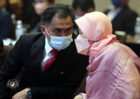 22 MAC 2022 - YBM HADIR MERASMIKAN MAJLIS MALAYSIAN SUSTAINABLE PALM OIL (MSPO) 2022 DI HOTEL LE MERIDIEN, PUTRAJAYA_2
