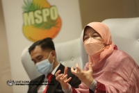 22 MAC 2022 - YBM HADIR MERASMIKAN MAJLIS MALAYSIAN SUSTAINABLE PALM OIL (MSPO) 2022 DI HOTEL LE MERIDIEN, PUTRAJAYA_8