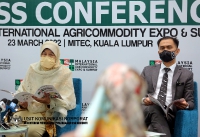23 MAC 2022 - YBM HADIR MERASMIKAN PELANCARAN MALAYSIA INTERNATIONAL AGRICOMMODITY EXPO AND SUMMIT (MIACES) DI MITEC, KUALA LUMPUR