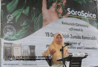 25 OGOS 2022 -  YBM MERASMIKAN SEMULA PRODUK DAN GALERI JUALAN BAHARU SARASPICE SDN BHD_1