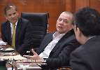 29 OGOS 2023 - TPM MERANGKAP MENTERI KPK MENERIMA KUNJUNGAN HORAMT DARIPADA KETUA SETIAUSAHA PERBENDAHARAAN KEMENTERIAN KEWANGAN , YBHGDATUK JOHAN MAHMOOD MERICAN DI KPK_6