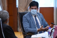 Kunjungan Hormat oleh duta besa kesatuan Eropah Mr Michalis Rokes bersama YBhg. Datuk Ravi Muthayah ,Ketua Setiausaha