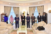 Kunjungan Hormat YB Menteri KPPK ke atas Tuan Yang Terutama Yang di-Pertua Negeri Melaka di Ayer Keroh, Melaka