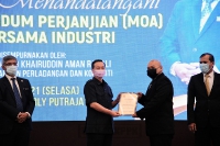 Majlis Anugerah Usahawan Baharu Bumiputera Sektor Perkayuan dan Menandatangani MoA bersama Industri di Hotel Everly, Putrajaya