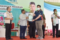 Majlis Pelancaran Program Perladangan Komuniti Bersama Persatuan Pekilang Panel Malaysia (MPMA) Dengan Kerjasama Institut Penyelidikan Perhutanan Malaysia (FRIM) di Syarikat Plus Intervest Sdn. Bhd., Batu Kikir, Ulu Jempol, Negeri Sembilan