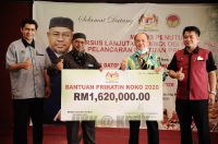 Majlis Penutupan Kursus Lanjutan Teknologi Koko Pasca Tuai Dan Bantuan Prihatin Koko 2020 di Hotel Perkasa, Mount Kinabalu, Ranau, Sabah
