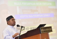 Majlis Penyampaian Mesin Ventilator kepada Hospital Raja Perempuan Zainab II di Auditorium Hospital Raja Perempuan Zainab II, Kota Bharu, Kelantan