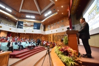 Majlis Perasmian Seminar Pemindahan Teknologi MPOB (TOT) 2020 di Dewan Bactris, Ibu Pejabat MPOB, Bangi Selangor