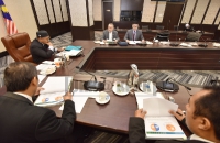 Mesyuarat Ahli Lembaga Pemegang Amanah Majlis Promosi Export Getah Malaysia (MREPC) di Bangunan Baharu, Parlimen, Kuala Lumpur