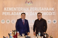 Mesyuarat YB Tuan Willie Mongin Bersama Bursa Saham Malaysia di KPPK