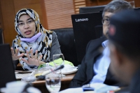 Pembentangan Agihan Peruntukan KPPK 2021 bersama YBM KPPK di Bilik Mesyuarat Nyatoh