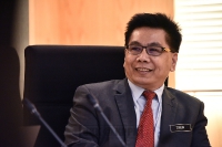Sesi Kunjungan Hormat ke atas KSU KPPK, YBhg Datuk Ravi Muthayah Oleh Pesuruhjaya Tinggi British ke Malaysia secara atas talian di Bilik Kembang Semangkok._2