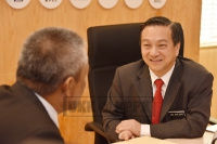 Sesi Pembentangan kepada YB Dato' Sri Dr. Wee Jeck Seng mengenai Cadangan Projek Penanaman Pokok Revotropix Paulownia di Bilik Mesyuarat Kembang Semangkuk KPPK