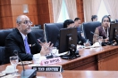Sesi telekomunikasi atas talian YBM dengan H.E Niranjan Reddy, Menteri Hal Ehwal Pertanian, Pemasaran, Hal Ehwal Pengguna dan Sivil Negeri Telangana, India di KPPK