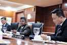 Sesi telekomunikasi atas talian YBM dengan H.E Niranjan Reddy, Menteri Hal Ehwal Pertanian, Pemasaran, Hal Ehwal Pengguna dan Sivil Negeri Telangana, India di KPPK