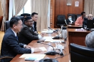 Sesi telekomunikasi atas talian YBM dengan H.E Niranjan Reddy, Menteri Hal Ehwal Pertanian, Pemasaran, Hal Ehwal Pengguna dan Sivil Negeri Telangana, India di KPPK
