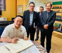 Taklimat Industri Getah di Lembaga Getah Malaysia Wilayah Sarawak, Kuching, Sarawak