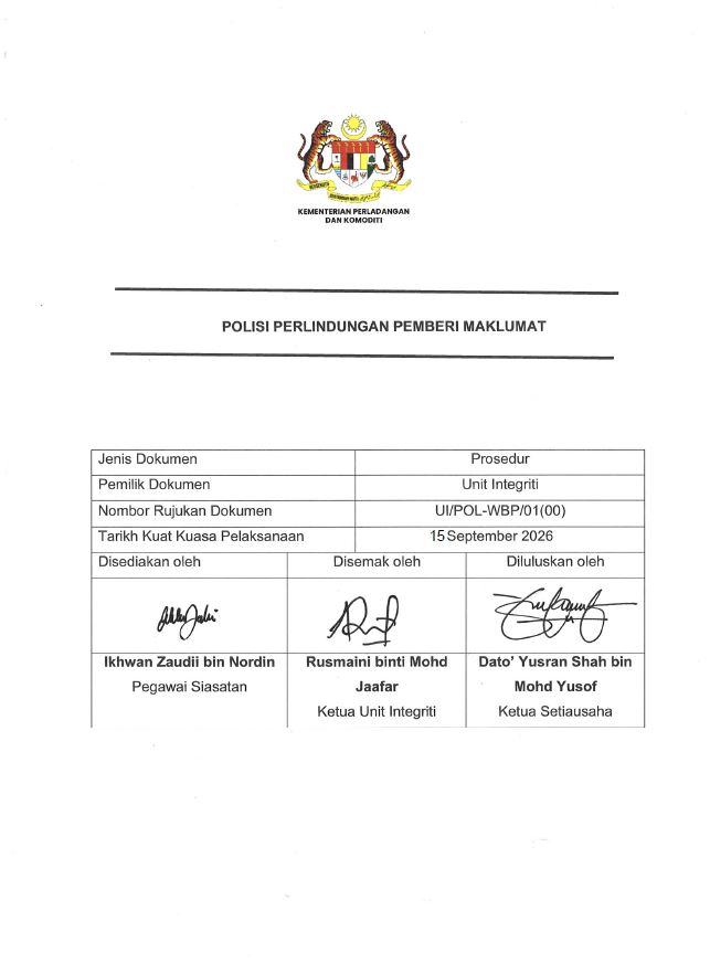 TATACARA PELAKSANAAN FUNGSI TATATERTIB